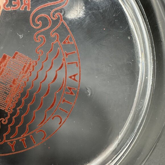 Vintage Glass Ashtray Resorts International Hotel Casino Atlantic City - Picture 4 of 7